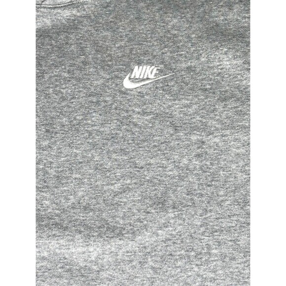 Nike Sportswear Club Fleece Gray Sweatshirt Hoodie Men's Size Sm Tall BV2654-063 - Picture 2 of 15